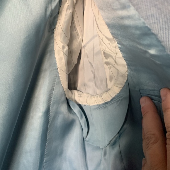 CANALI 100% New Wool Blue 2 Button Suit Sport Coat Blue 52R Italy 42R US 13220 - Picture 8 of 16